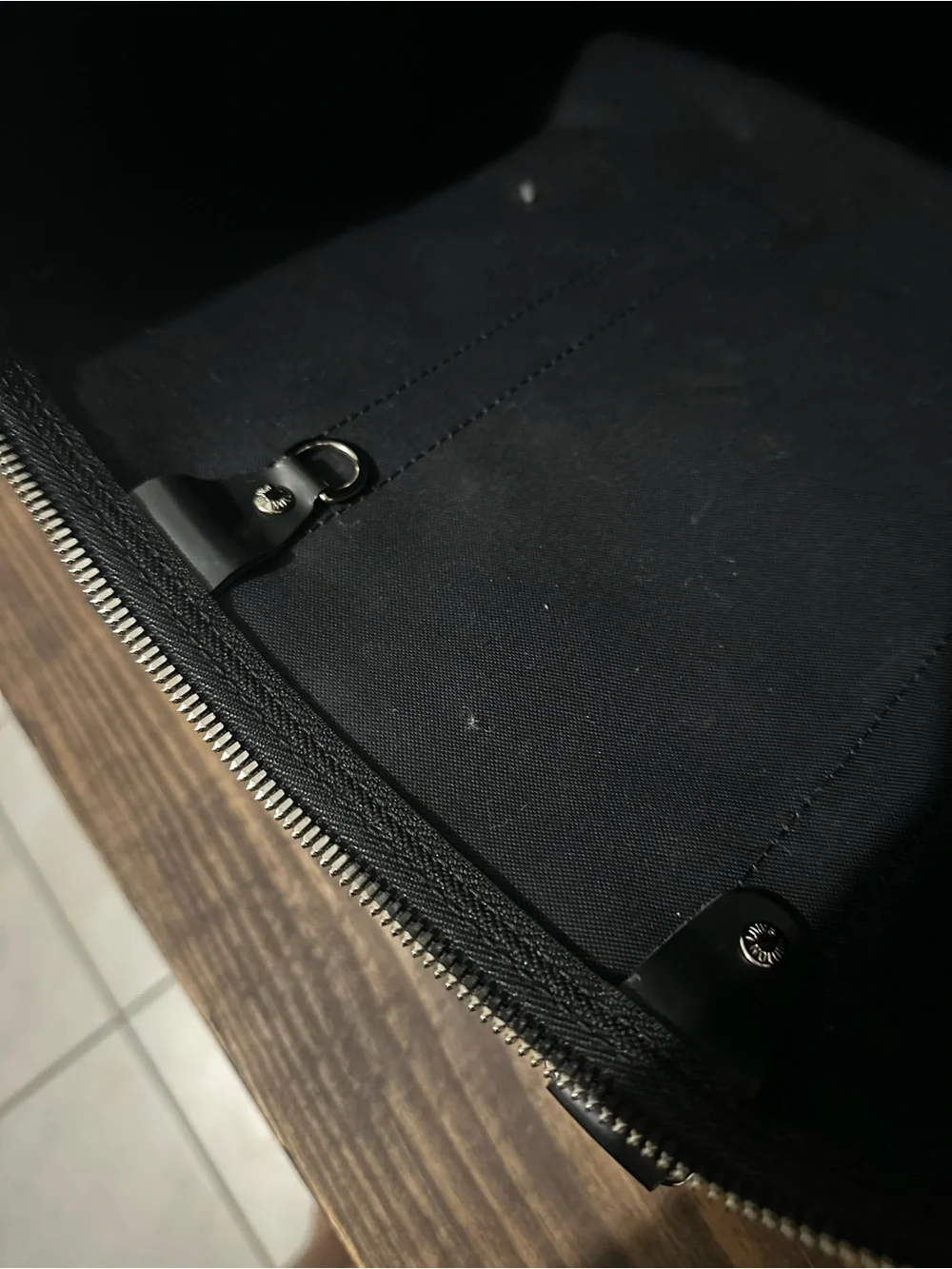Louis Vuitton Keepall Bandoulière 55 in Black Damier Graphite Canvas